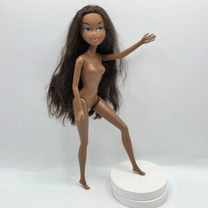 Bratz Doll Head On Barbie Body Franken Doll Sasha Brown Hair